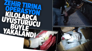 Otoyolda durdurulan tırdan kokain ve esrar çıktı