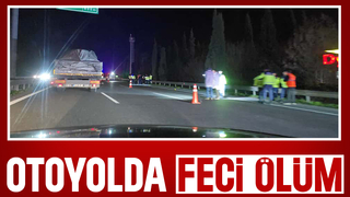 Otoyolda feci kaza; olay yerinde can verdi