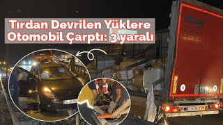 Otoyolda kaza 3 yaralı