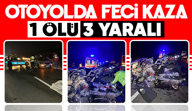 Otoyolda otomobilin çarptığı kişi öldü