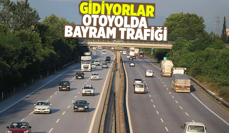 Otoyolda Sakarya geçişinde akıcı bayram yoğunluğu