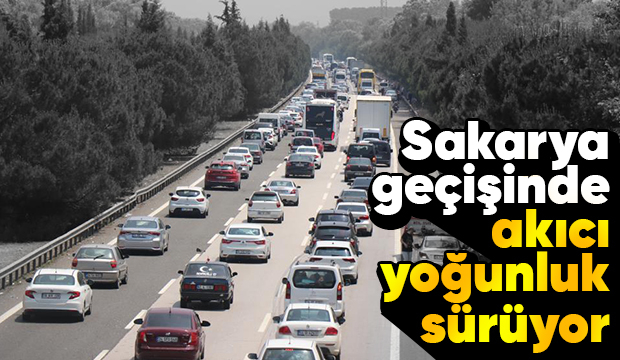 Otoyolda tatil yoğunluğu devam ediyor
