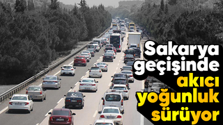 Otoyolda tatil yoğunluğu devam ediyor