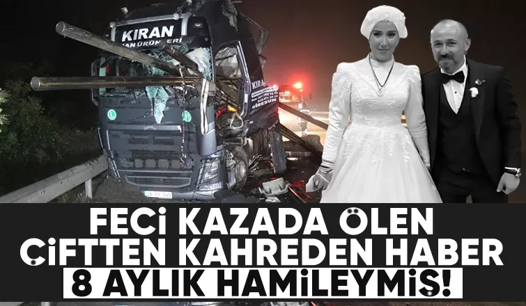 Otoyoldaki kazada ölen çift çocuk bekliyormuş