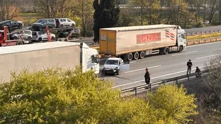 Otoyolun Akyazı kesiminde kaza