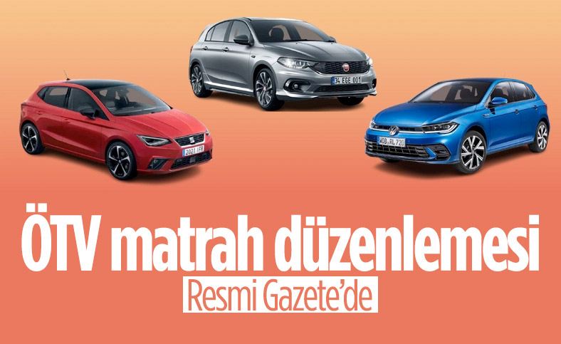 ÖTV matrah düzenlemesi Resmi Gazete'de
