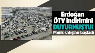 ÖTV müjdesi sonrası panik satışları başladı!