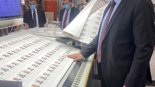 Oy pusulaları basılmaya başladı