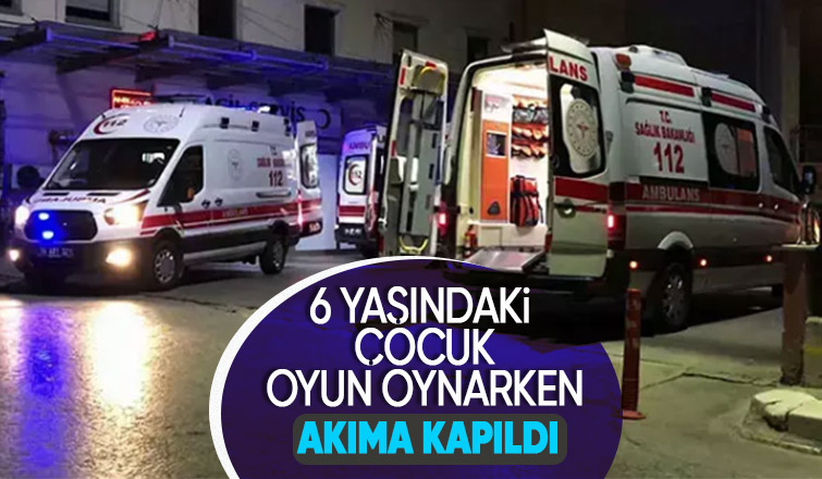Oynadığı demir çubuk tele temas edince akıma kapıldı