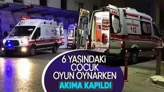 Oynadığı demir çubuk tele temas edince akıma kapıldı