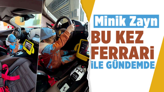 Oyuncak araba kullanır gibi Ferrari’yi kullandı