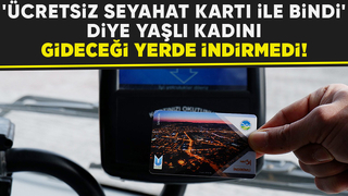 Özel halk otobüsü şoföründen tepki çeken davranış