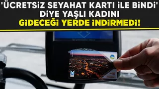 Özel halk otobüsü şoföründen tepki çeken davranış