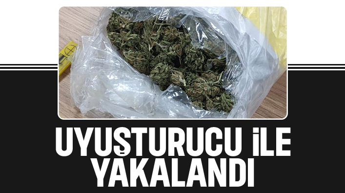 Paketlenmiş uyuşturucu ile yakalandı