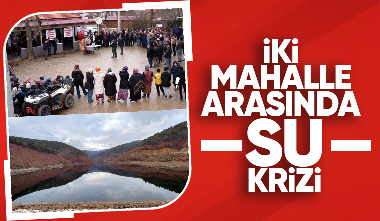 Pamukova da iki mahalle arasında su krizi yaşanıyor