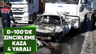 Pamukova'da kaza: 4 yaralı