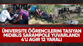 Öğrencilerin gezisi faciayla sonuçlandı: 12 yaralı