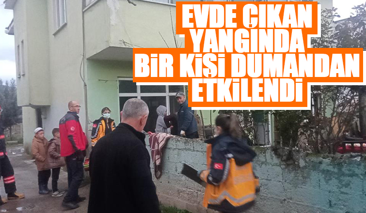 Pamukova'da korkutan yangın