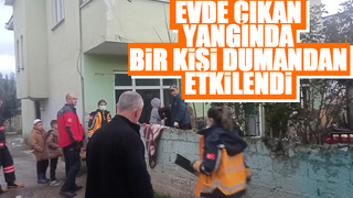 Pamukova'da korkutan yangın