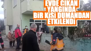 Pamukova'da korkutan yangın
