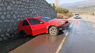 Pamukova-İznik yolunda kaza