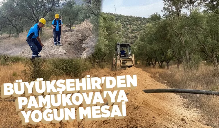 Pamukova'nın altyapısına yoğun mesai