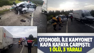 Pamukova yolunda feci kaza: 1 ölü,3 yaralı