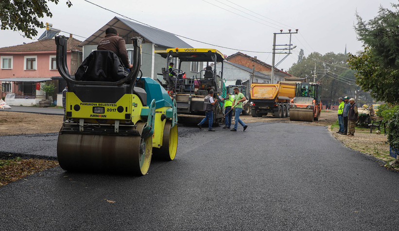 Pamukova’da 6 farklı güzergâh asfaltlandı