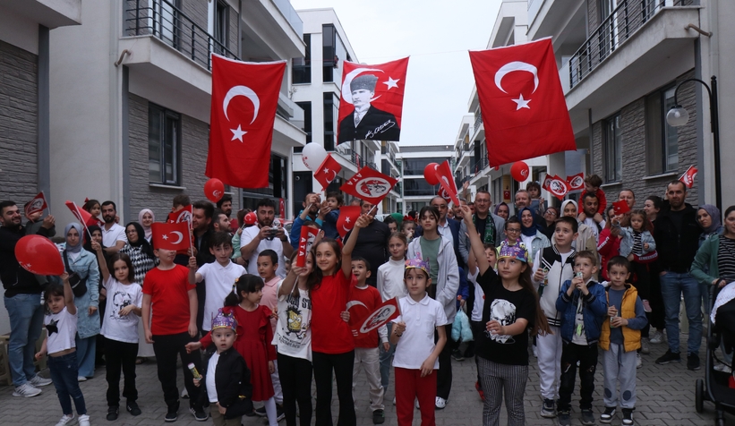 Pandemide başlamıştı; Sitede geleneksel 23 Nisan kutlaması