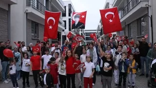 Pandemide başlamıştı; Sitede geleneksel 23 Nisan kutlaması