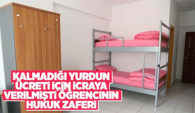 Pandemide kalmadığı yurdun ücret istediği öğrenci hakkında karar