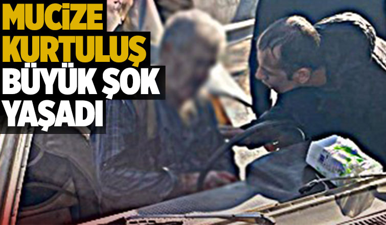 Parçalanan araçtan yaralı kurtuldu