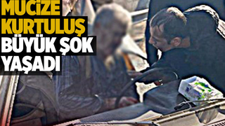 Parçalanan araçtan yaralı kurtuldu