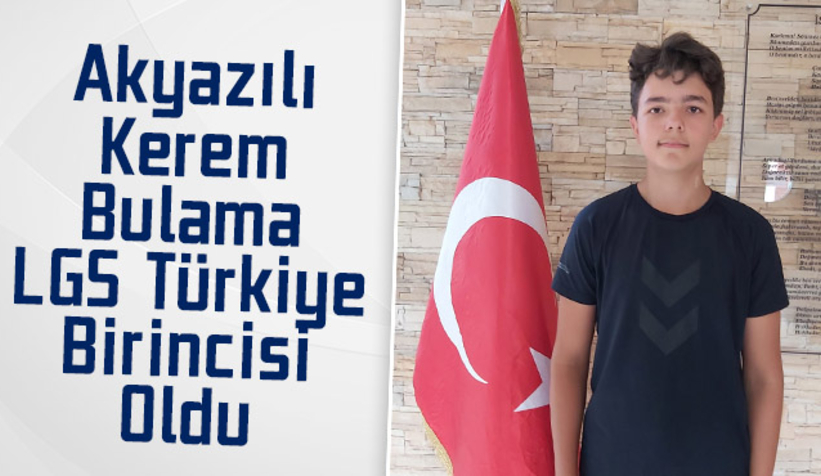 Paris Ortaokulu öğrencisi LGS'de Türkiye birincisi