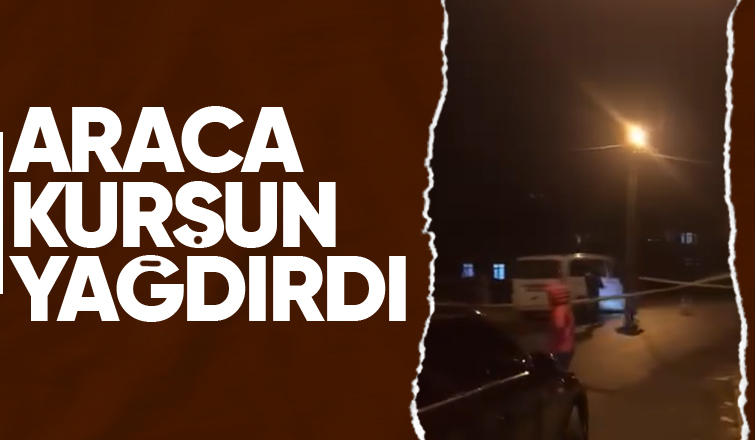 Park halindeki araca silahlı saldırı