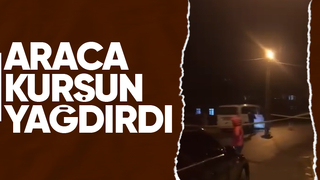 Park halindeki araca silahlı saldırı