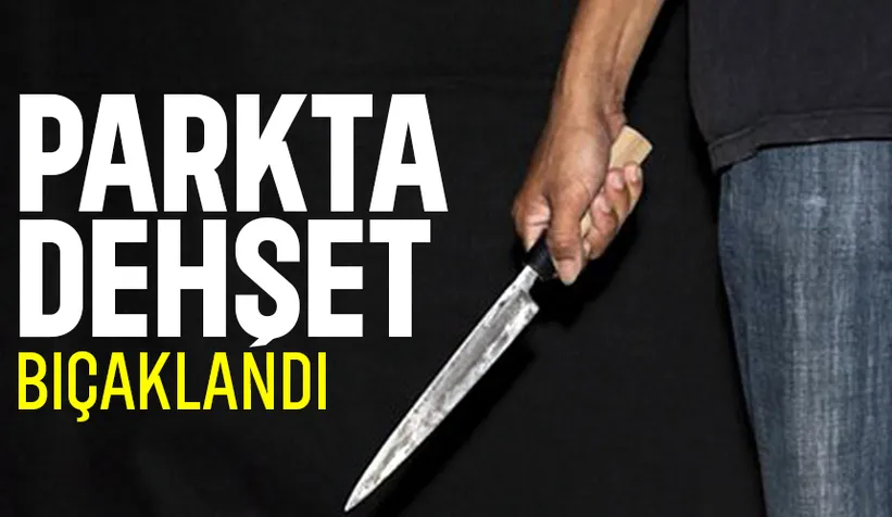 Parkta bıçaklanan genç ağır yaralandı