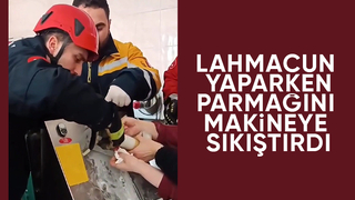 Parmağı makineye sıkışan kadının imdadına itfaiye yetişti