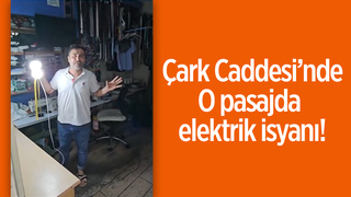 Pasaj esnafının elektrik kesintisi tepkisi