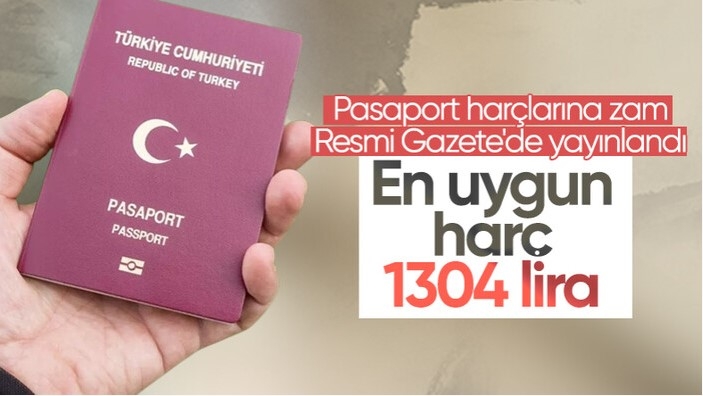 Pasaport harçlarına zam kararı Resmi Gazete'de