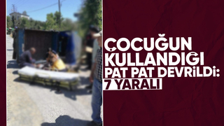 Pat pat kazası: 7 yaralı