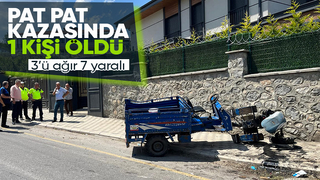 Pat pat kazası can aldı: 1 ölü, 7 yaralı