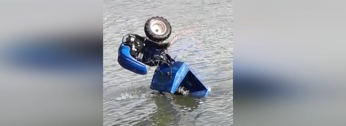 Pat pat yaylada gölete uçtu