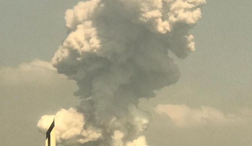 Patlama sonrası kimyasal gaz uyarısı