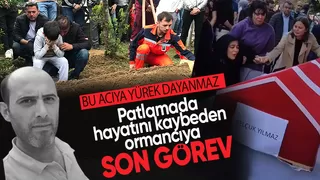 Patlamada hayatını kaybeden ormancı toprağa verildi