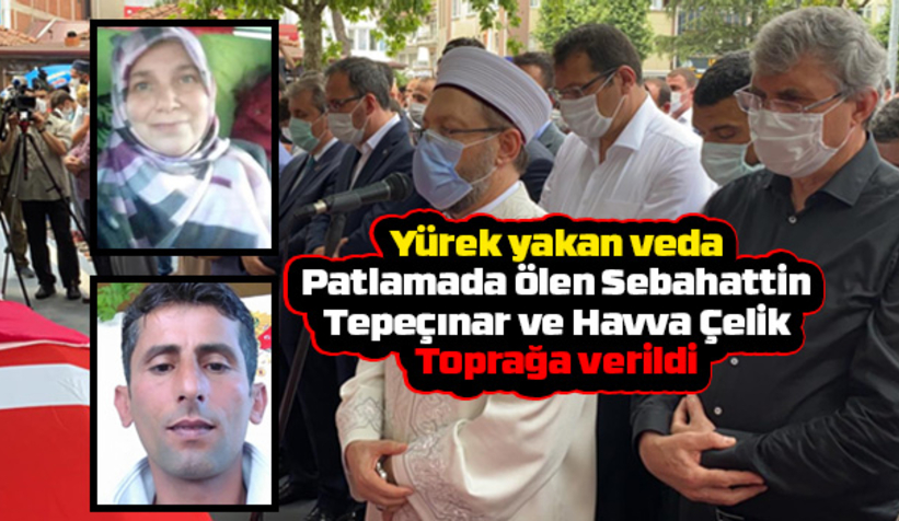 Patlamada ölen iki Akyazılı işçi toprağa verildi