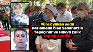 Patlamada ölen iki Akyazılı işçi toprağa verildi