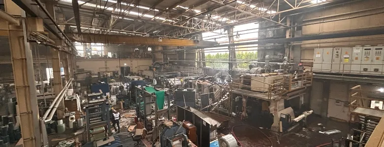 Patlamanın yaşandığı fabrikadan ilk görüntüler
