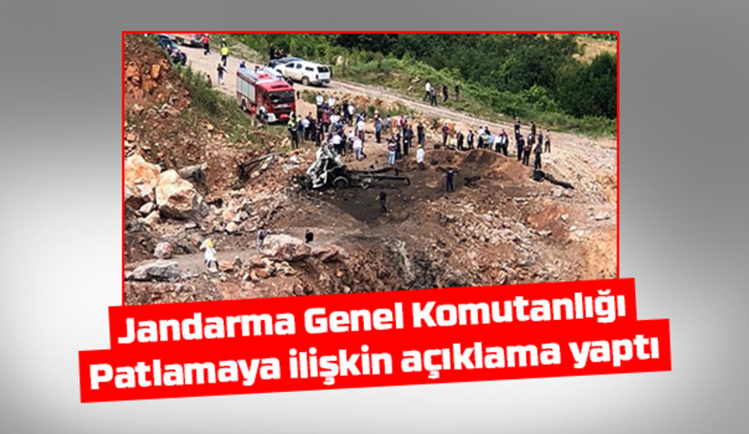 Patlamaya ilişkin açıklama yaptı