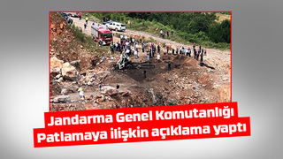 Patlamaya ilişkin açıklama yaptı